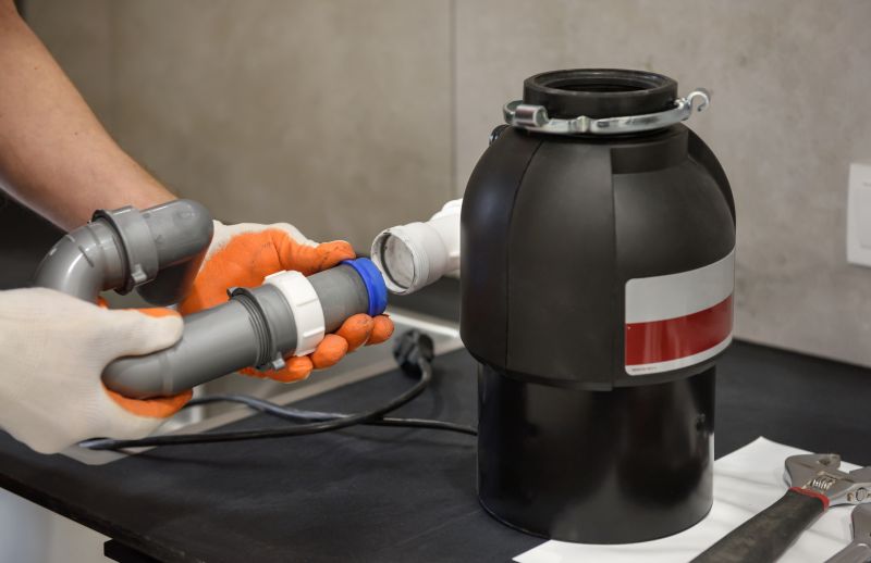 Garbage Disposal Installation detail