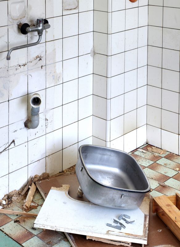 Sink Unclogging detail